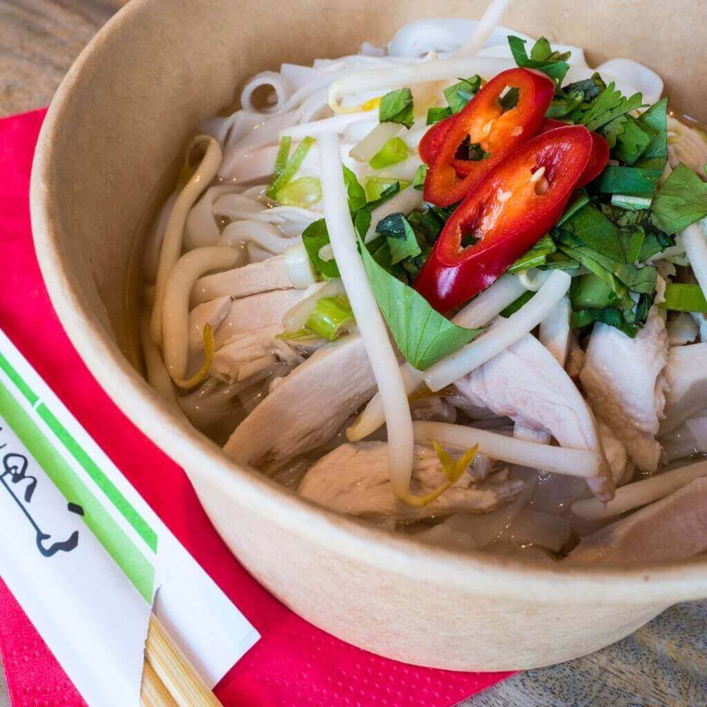 Chicken Pho Vietnamese noodle soup